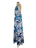 L'Agence 100% Polyester Paisley Blue Casual Dress Size XS (tall) - photo 5
