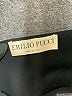 Emilio Pucci 100% Polyester Graphic Black Cocktail Dress Size 8 - photo 7