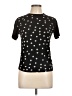 Assorted Brands Polka Dots Black Short Sleeve Turtleneck Size L - photo 1