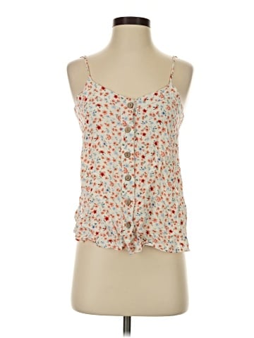 Pink Rose Sleeveless Blouse (view 1)
