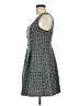 Shein 100% Polyester Tweed Gray Casual Dress Size 6 - photo 5