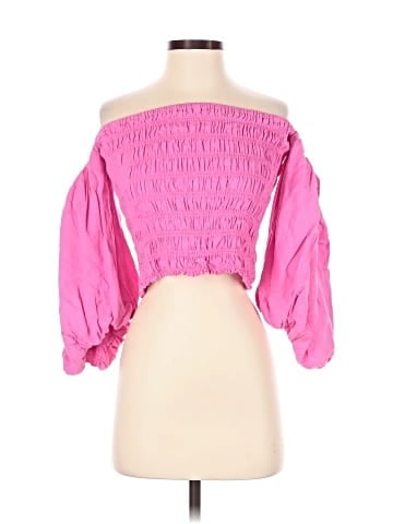 Young Fabulous & Broke 3/4 Sleeve Blouse (view 1)