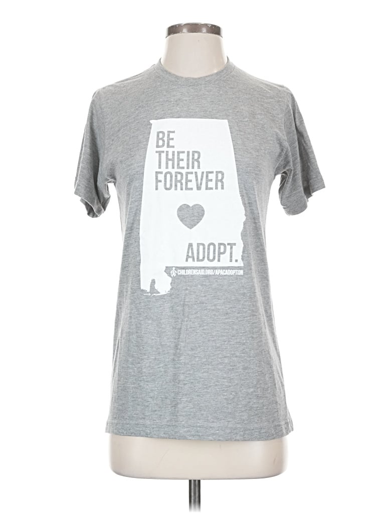 Pre-owned Tultex Short Sleeve T-shirt In Gray
