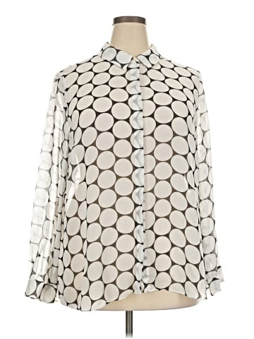 Lane Bryant Long Sleeve Blouse (view 1)