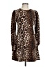 VICI Animal Print Brown Casual Dress Size L - photo 1