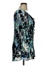 Avenue 100% Polyester Teal Short Sleeve Blouse Size 14 Plus - photo 4