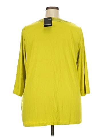 Ulla Popken 3/4 Sleeve Top (view 2)