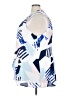Torrid 100% Polyester Print Blue Sleeveless Blouse Size 4X (4) - photo 5