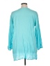 Islander 100% Cotton Teal Long Sleeve Blouse Size XL - photo 2