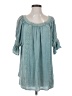 Easel Teal 3/4 Sleeve Blouse Size S - photo 1