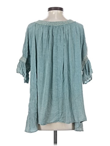 Easel 3/4 Sleeve Blouse (view 2)