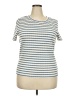 Torrid Blue Short Sleeve Top Size 2X Plus (2) - photo 1