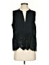 Gap 100% Cotton Black Sleeveless Blouse Size S - photo 1