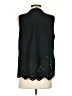 Gap 100% Cotton Black Sleeveless Blouse Size S - photo 2