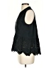 Gap 100% Cotton Black Sleeveless Blouse Size S - photo 5