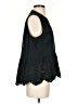 Gap 100% Cotton Black Sleeveless Blouse Size S - photo 4
