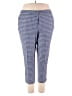 Paraphrase Print Blue Casual Pants Size 20 - photo 1