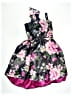 Rare Editions Floral Black Dress Size 12 - photo 1
