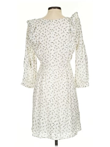 Madewell Ruffled Pleat-Sleeve Mini Dress in Spring Fling (view 2)