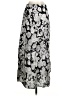 J.Crew 100% Linen Paisley Silver Formal Skirt Size XS - photo 2