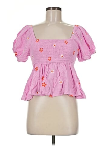 Altar'd State Short Sleeve Blouse (view 1)