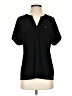 Anne Klein Black Short Sleeve Blouse Size S - photo 1