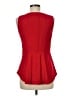 Assorted Brands 100% Polyester Red Sleeveless Top Size M - photo 2