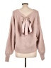 Unbranded Solid Pink Pullover Sweater Size L - photo 2