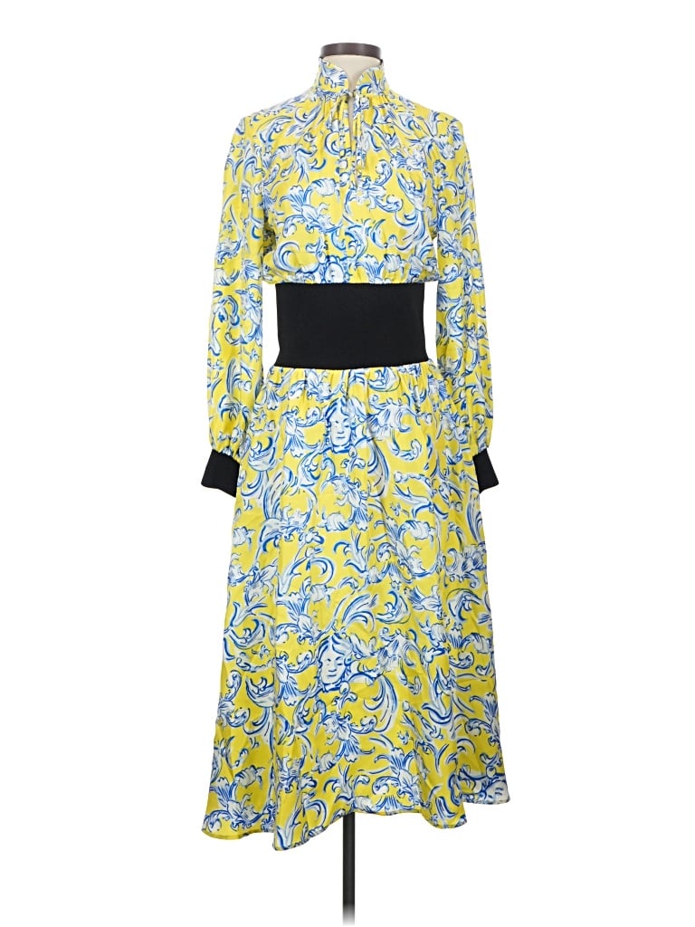 Pre-owned Tory Burch Casual Dress In Yellow