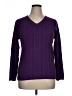 Talbots Outlet 100% Cotton Purple Pullover Sweater Size XL - photo 1