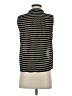 J.Crew 100% Cotton Stripes Black Sleeveless Button-Down Shirt Size 00 - photo 2
