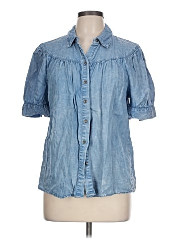 Jane and Delancey 3/4 Sleeve Button-Down Shirt (view 1)