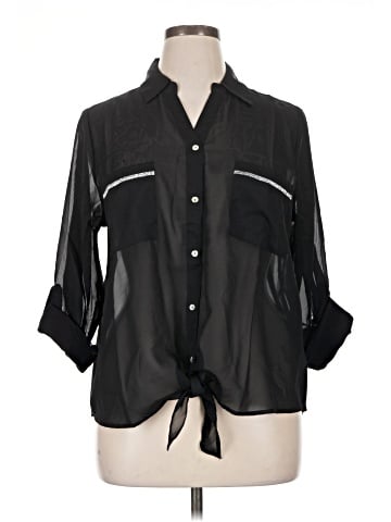 Colleen Lopez 3/4 Sleeve Button-Down Shirt (view 1)