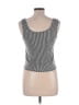 Caution to the Wind Silver Black Sleeveless Top Size M - photo 2