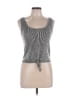 Caution to the Wind Silver Black Sleeveless Top Size M - photo 1