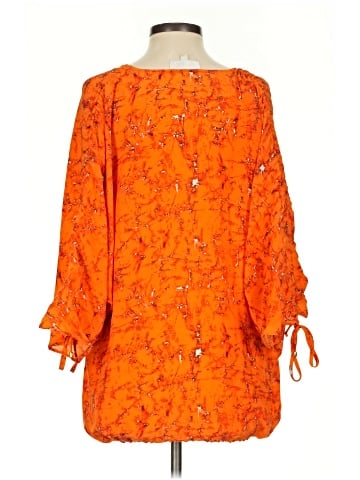 Alexis 3/4 Sleeve Silk Top (view 2)