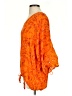 Alexis 100% Silk Orange 3/4 Sleeve Silk Top Size XS - photo 5