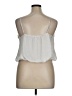 Express 100% Polyester Silver Tank Top Size XL - photo 2