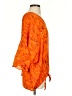 Alexis 100% Silk Orange 3/4 Sleeve Silk Top Size XS - photo 4