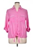 Colleen Lopez 100% Polyester Pink 3/4 Sleeve Blouse Size XL - photo 1