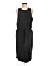 Athleta Solid Black Casual Dress Size L - photo 1