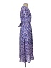 Sienna Sky 100% Polyester Floral Blue Casual Dress Size S - photo 4