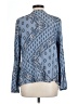 Como Vintage Blue Long Sleeve Blouse Size L - photo 2