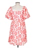 Bibi 100% Polyester Hearts Pink Casual Dress Size S - photo 2