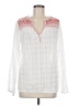Max Studio White Long Sleeve Blouse Size M - photo 1
