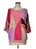 Chico's Color Block Pink Pullover Sweater Size L - photo 1