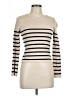 Entro Stripes Ivory Turtleneck Sweater Size L - photo 1