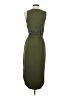 Unbranded Solid Green Casual Dress Size S - photo 2