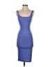 Zara Solid Blue Cocktail Dress Size S - photo 1