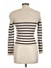 Entro Stripes Ivory Turtleneck Sweater Size L - photo 2